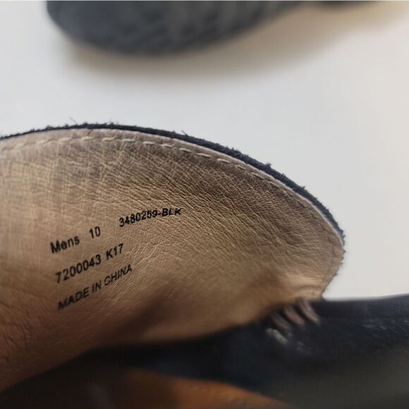 FRYE Mens Leather Loafers Lewis Venetian Size 10 - Picture 15 of 15